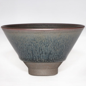 Tenmoku Tea Bowl Chinese Jian Ware Hare S Fur Glaze Pottery Tea Bowls Handmade