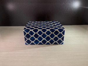 Handmade Bone Inlay Beautiful Design Box Home Furniture Tissue Box Handcraft