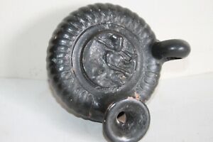 Ancient Greek Pottery Guttus Oil Lamp Filler 4th C Bc