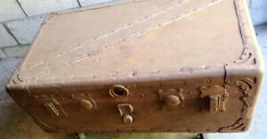 Wonderful Antique Trunk Gdc Great For Storage Or Restore Useful Old Trunk