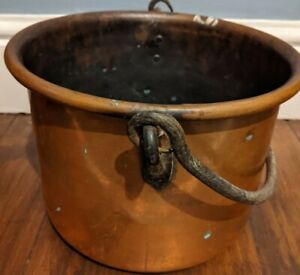 Antique Copper Pan Pot Cauldron