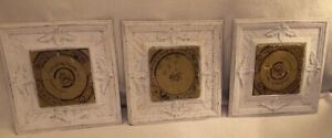 Lot Of 3 Beautiful Tin Ceiling 12 X 12 Shabby Tiles Chic Vtg Crafts