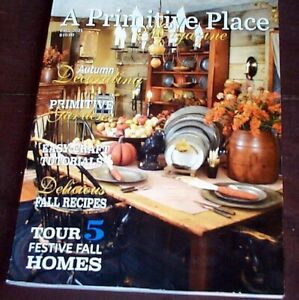 A Primitive Place Mag Fall 2021 Face Jugs Pumpkins Coverlets Folk Artist P Hunt