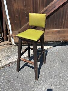 Rare Mission Arts Crafts Oak Drafting Stool Tall Architects Watchmaker Chair
