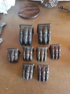  8 Antique Metal Lions Feet To Chairs Furniture