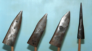 Early Metal Tobacco Spears Lot Of 4 Lancaster County Pa Amish Country