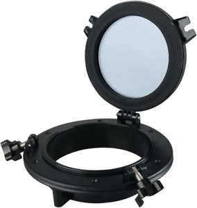 Round Opening Portlight Porthole 8 Window Port Hole 215mm Black