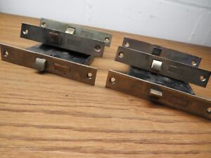 Large Lot Of 6 Old Sargent Mortise Locks With Security Latch 