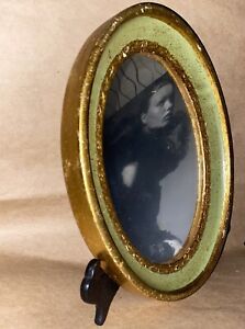 Florentine Green And Gold Mirror Giltwood