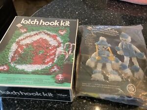 Vintage Latch Hook Rug Kit Vintage Yarn Craft Kit Creative Play Kids Crafts 