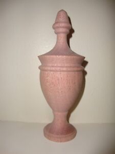 Wood Finial Unfinished For Bed Or Furniture Finial 85
