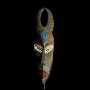African Mask Wall Art Handmade Home D Cor Guro Mask African Antiques 9927