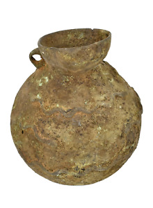 Ancient Roman Pitcher Container Bronze Cast Afghanistan