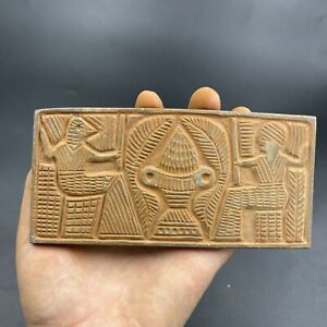 Mesopotamia Ancient Near Eastern Stone Sassanian Stone Engravings Rare Tablet
