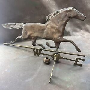 Vintage Weathervane Copper Running Horse