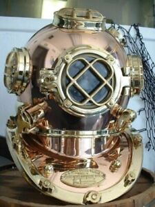 18 Diving Helmet Us Navy Mark V Deep Sea Divers Antique Scuba Sea Divers Helmet