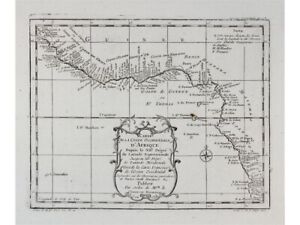 Africa Maps Coste Occidentale D Afrique Gulf Of Guinea Bellin 1739