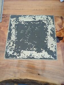 Antique Tin Ceiling Tiles 12 X12 Chippy Paint White Gray Rustic Patina