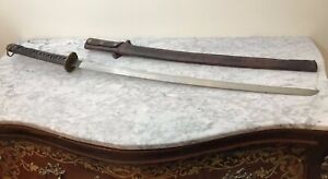 Authentic Wwii 38 Japanese Katana With 28 Blade In Good Condition 