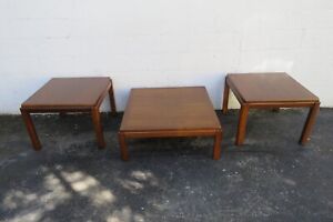 Mid Century Modern Large Side End Tables And Coffee Table 3 Pc Set By Lane 5048