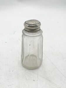 Vintage Antique Solid Silver Lidded Bottle