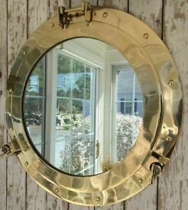 20 Brass Porthole Mirror Nautical Wall Decor Large Working Ship Cabin Decor
