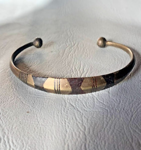 Rare Ancient Bracelet Bronze Viking Bangles With Authentic Artifact Amazing