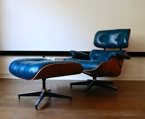 1970s Eames Lounge Chair Ottoman By Herman Miller Vintage Original 3rd Gen 