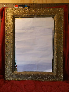 Beautiful Vintage Gilded Florentine Style Mirror With 3 75 Wide Frame 29 X 23 