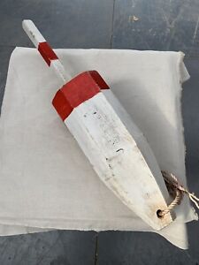 Vintage Wooden Lobster Buoy Authentic 32 