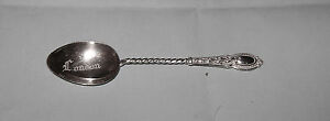Sterling Silver Demitasse Spoon By W Devenport Birmingham England 1898 Free Ship