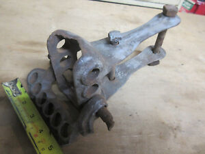Antique Tractor Wagon 6 Hole Hitch Clevis Horse Drawn Plow Old Farm Tool