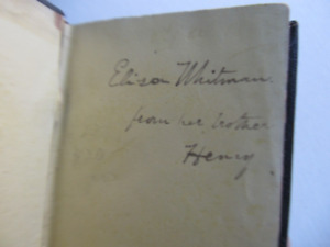 Antique 1837 Whitman Inscribed Antebellum Miniature Gift Book Heman S Poetry 