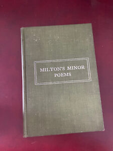 John Milton S Minor Poems Antique Publication 1905