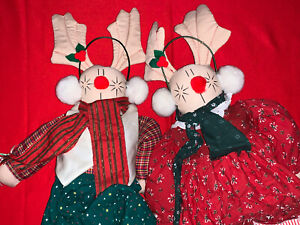 House Of Lloyd Racer Pacer Reindeer Unique Dolls Primitive Folk Art 24 Sj8m