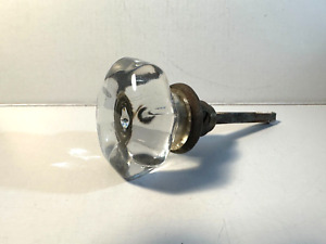 Antique Vintage Glass Door Knob As Shown No Breaks Or Chips 