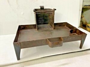Old Vintage Rare Indian Outdoor Wood Burning Big Cooking Iron Fire Pit Chulha