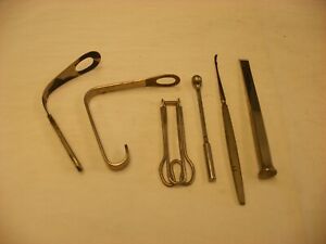 Vtg Medical Surgical Tool Instruments Various Doctor Tools Some Marked Lot B