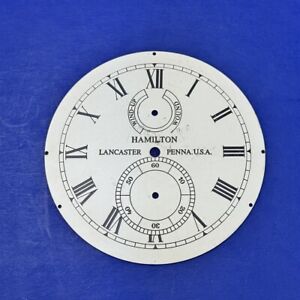 Rare Hamilton Marine Chronometer Model 21 Ships Clock Dial Only For 1980 S Fema