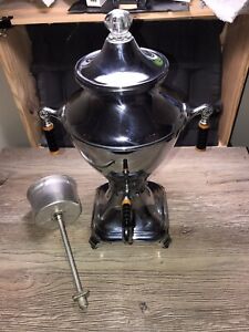 Vintage Manning Bowman Coffee Perculator W Bakelite Handles