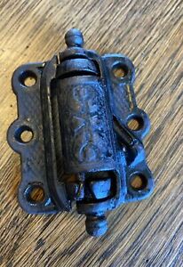 Antique Victorian Spring Loaded Screen Door Hinge Self Closing Coiled