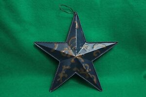 8 Metal Blue And Brown Barn Star Rustic Country Farmhouse Decor