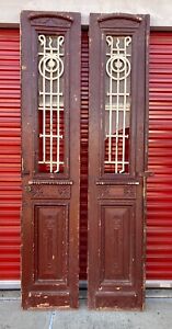 Antique Architectural Salvaged Wood Iron Doors Wine Cellar Barn Grand Entry