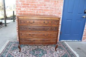 French Oak Louis Xv Chest Of Drawers