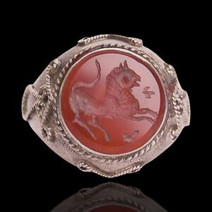 Ancient Coin Jewellery Vintage Roman Ring Historical Signet Historical Gift