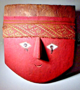 Pre Columbian Chancay Mask Headband Ex Sothebys 81