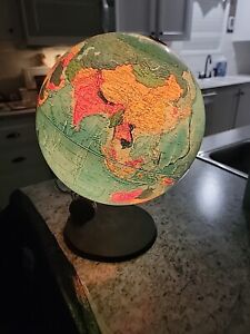 Vintage National Geographic Light Up Globe