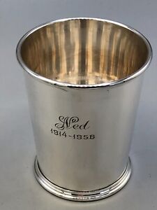 Vintage Sterling Silver Julep Cup By S Kirk Son 277 Monogrammed