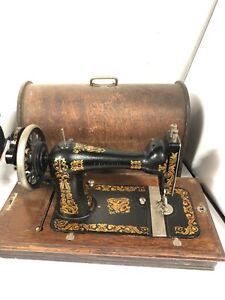 Rare Antique 1800s Treadle Leader Sewing Machine Co Cleveland Ohio