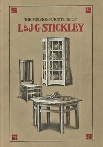 Antique Arts Crafts L J G Stickley Furniture Book Catalogue Reprints